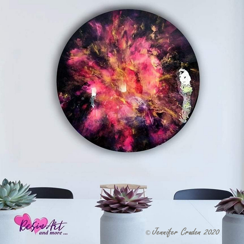 Resin Wall Art by Jennifer Cruden