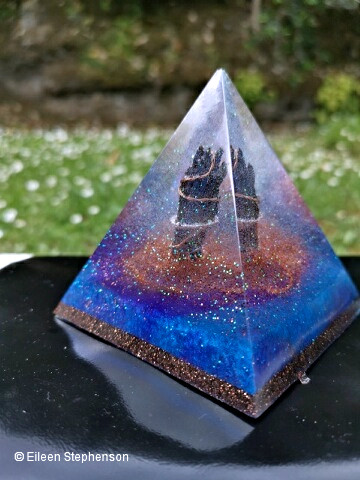 Eileen Stephenson resin pyramid