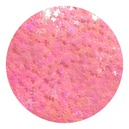 Rose pink stars glitter RMC018RS by Resin and More-500x500