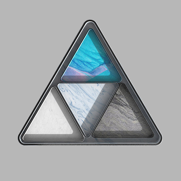 Tray Triangular Large and Small | Silicone | Resin and More