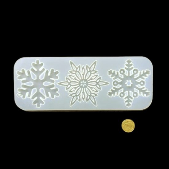 Snowflake moulds - silicone